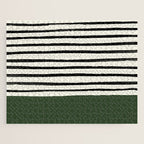 Forest Green x Stripes Jigsaw Puzzle Gallery Image 1