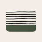 Forest Green x Stripes Bath Mat Gallery Image 1