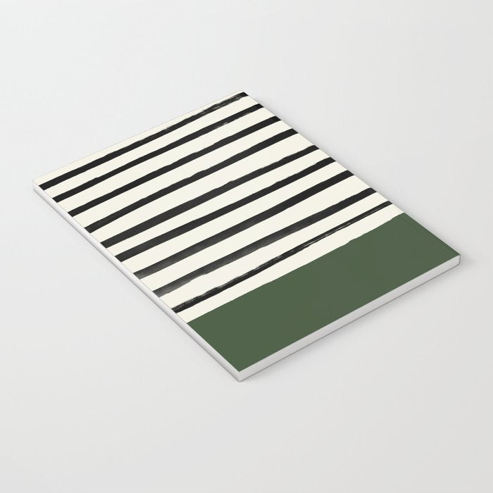 Forest Green x Stripes Notebook Gallery Image 3