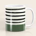Forest Green x Stripes Coffee Mug Gallery Image 1