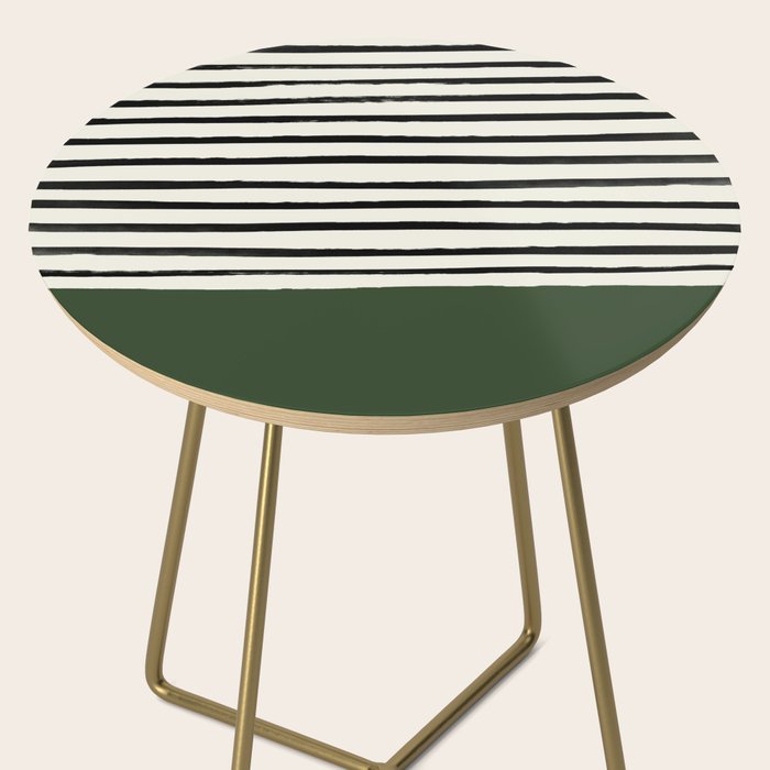 Forest Green x Stripes Side Table Gallery Image 2