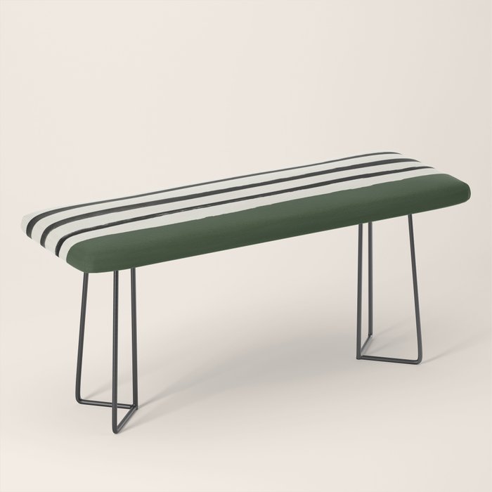 Forest Green x Stripes Bench Gallery Image 1