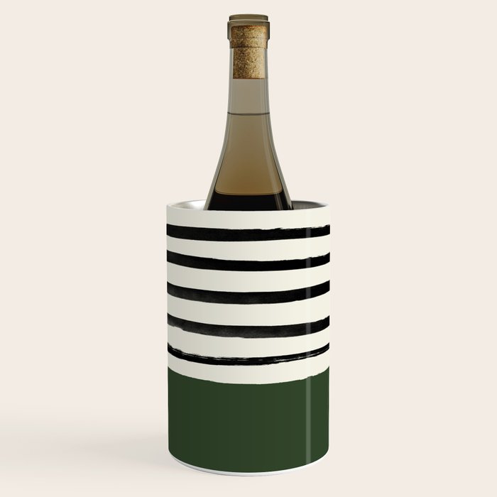 Forest Green x Stripes Wine Chiller Gallery Image 2