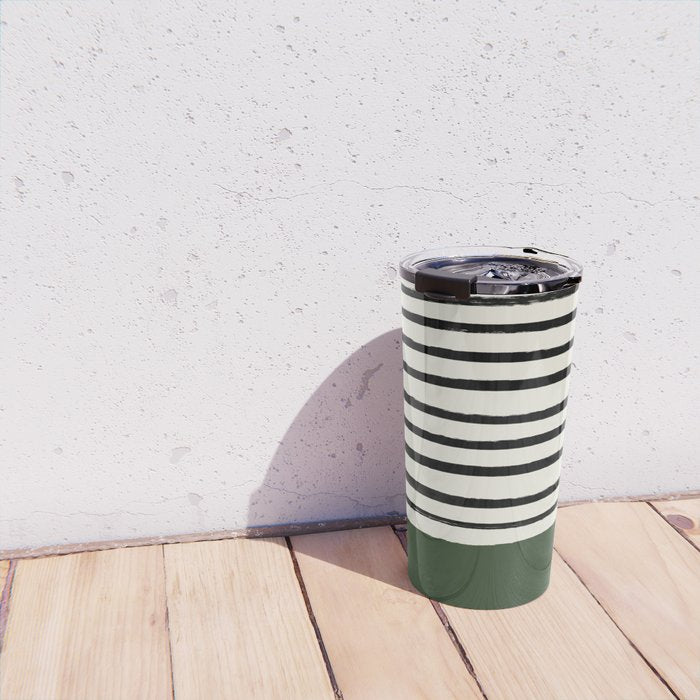 Forest Green x Stripes Travel Mug Gallery Image 4