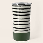 Forest Green x Stripes Travel Mug Gallery Image 1