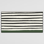 Forest Green x Stripes Desk Mat Gallery Image 3
