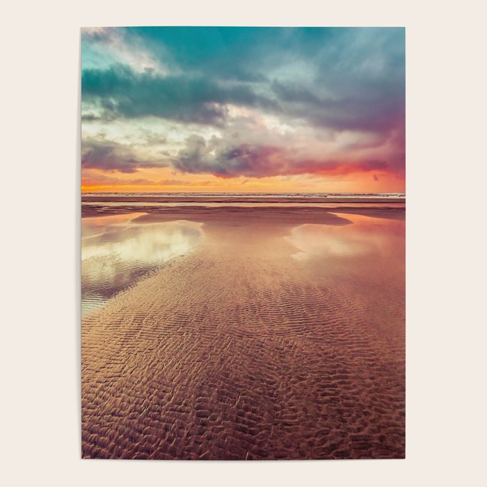 Beach Love Ocean Sunset Poster Gallery Image 4