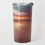 Beach Love Ocean Sunset Travel Mug Gallery Image 2