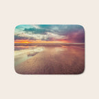 Beach Love Ocean Sunset Bath Mat Gallery Image 1