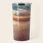 Beach Love Ocean Sunset Travel Mug Gallery Image 1