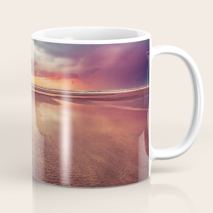 Beach Love Ocean Sunset Coffee Mug Gallery Image 1