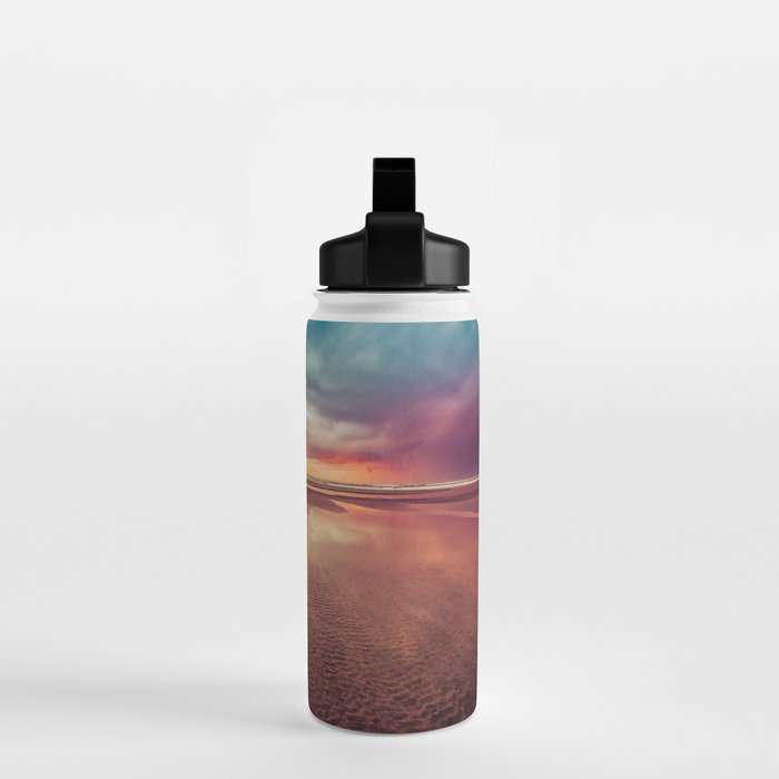 Beach Love Ocean Sunset Water Bottle Gallery Image 2