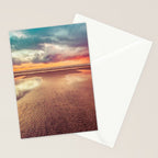 Beach Love Ocean Sunset Stationery Card Gallery Image 2