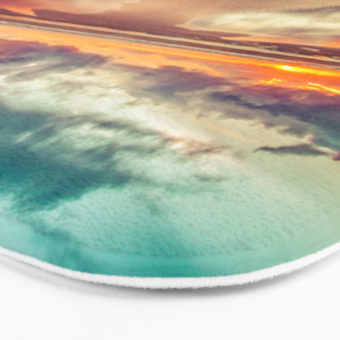 Beach Love Ocean Sunset Bath Mat Gallery Image 3