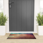 Beach Love Ocean Sunset Welcome Mat Gallery Image 3