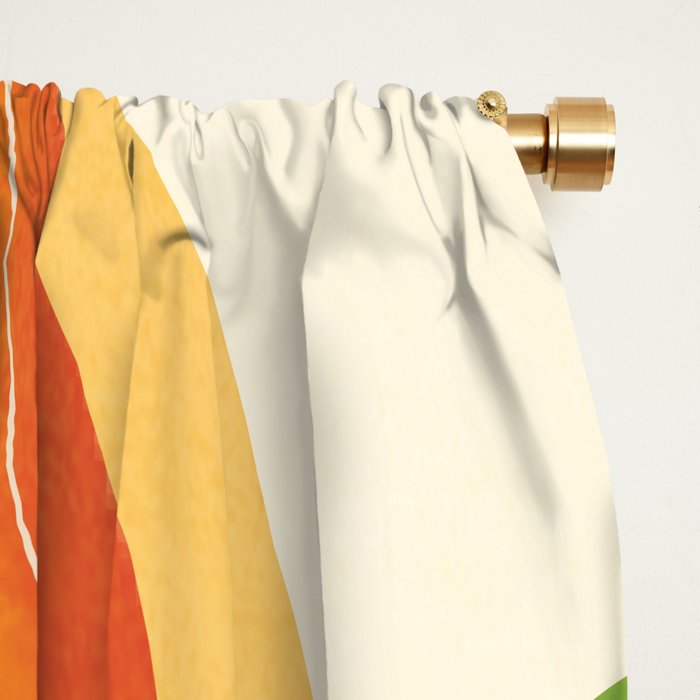 Colorful Branching Out 36 Window Curtain Gallery Image 2