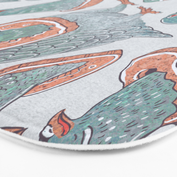 Pigeon Bread Necklaces Bath Mat Gallery Image 3