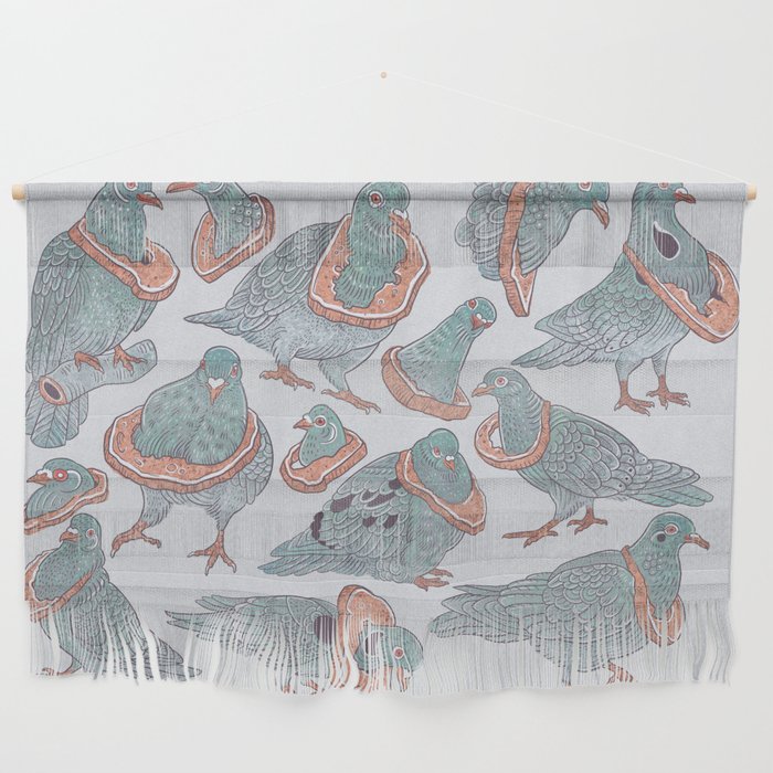 Pigeon Bread Necklaces Wall Hanging Gallery Image 1