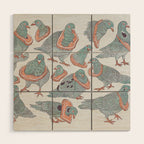 Pigeon Bread Necklaces Wood Wall Art Gallery Image 1