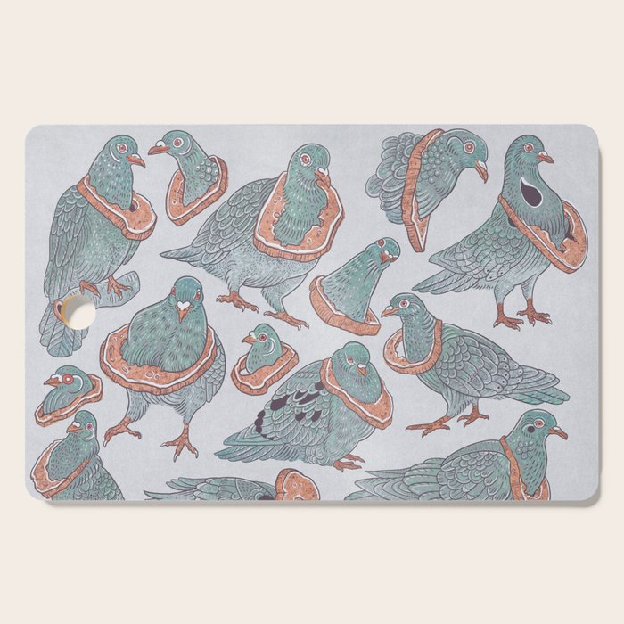 Pigeon Bread Necklaces Cutting Board Gallery Image 1