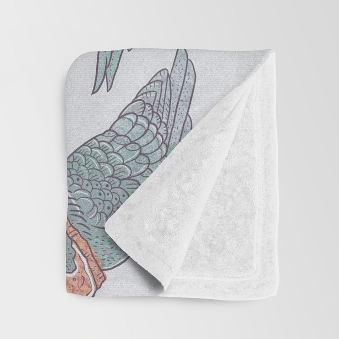 Pigeon Bread Necklaces Throw Blanket Gallery Image 3