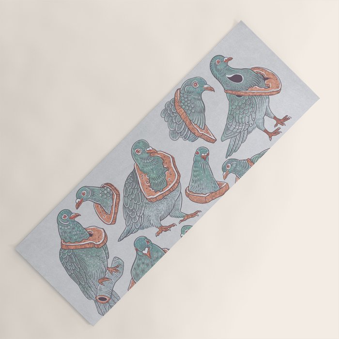Pigeon Bread Necklaces Yoga Mat Gallery Image 1