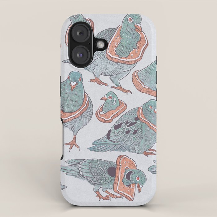 Pigeon Bread Necklaces iPhone Case Gallery Image 1
