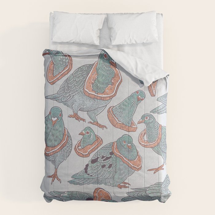 Pigeon Bread Necklaces Comforter Gallery Image 6