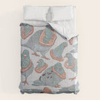 Pigeon Bread Necklaces Comforter Gallery Image 6