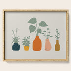 Cat and Plant 9 Serving Tray Gallery Image 1