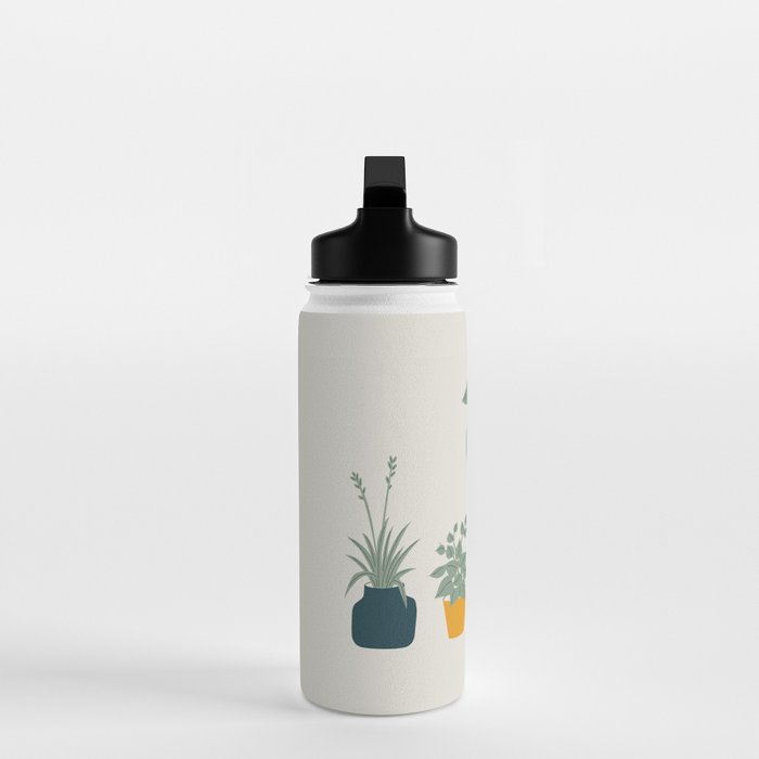 Cat and Plant 9 Water Bottle Gallery Image 3