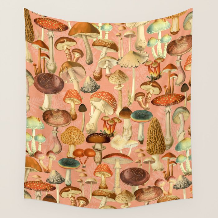 Mushroom Forest Wall Tapestry Gallery Image 4