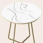 Minimal Line Drawing 2 Side Table Gallery Image 2