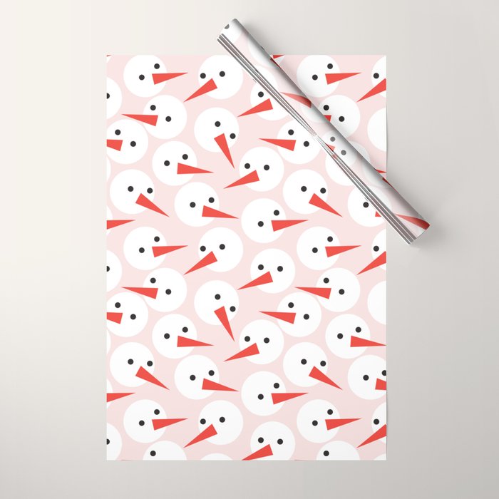 Snowman pattern Wrapping Paper