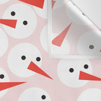 Snowman pattern Wall Tapestry Gallery Image 3