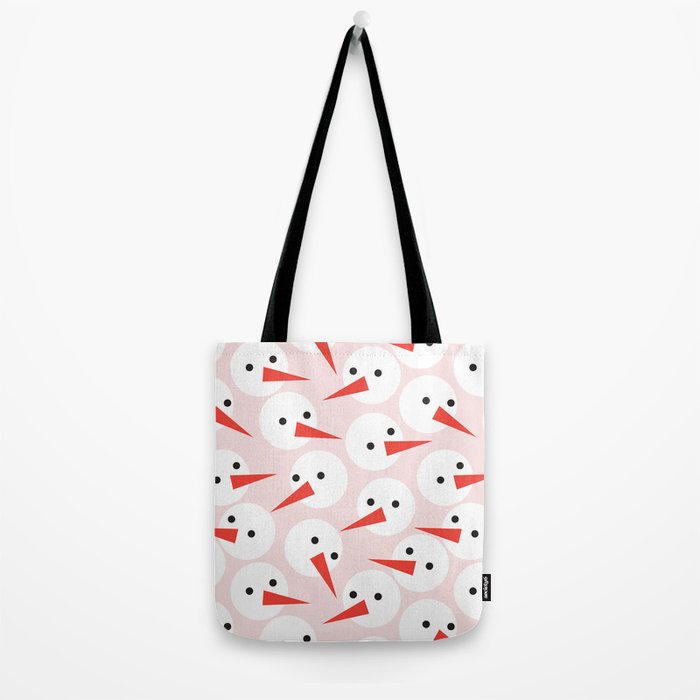 Snowman pattern Tote Bag Gallery Image 2