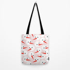 Snowman pattern Tote Bag Gallery Image 2