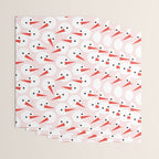 Snowman pattern Wrapping Paper Gallery Image 3