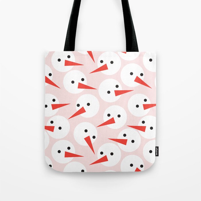 Snowman pattern Tote Bag Gallery Image 1