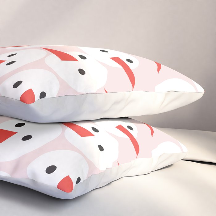 Snowman pattern Pillow Sham Gallery Image 3