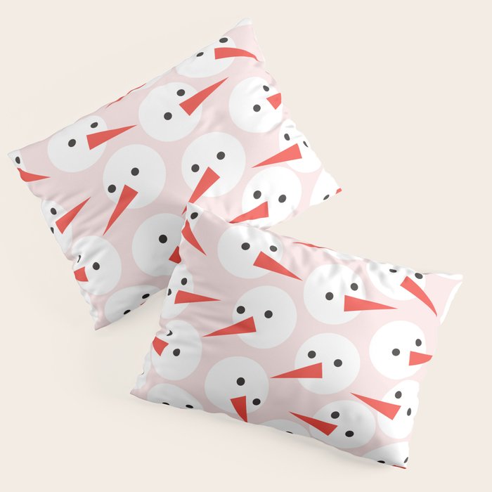 Snowman pattern Pillow Sham Gallery Image 3