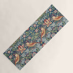 Strawberry Thief by William Morris  Yoga Mat Gallery Image 1