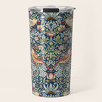 Strawberry Thief by William Morris  Travel Mug Gallery Image 1