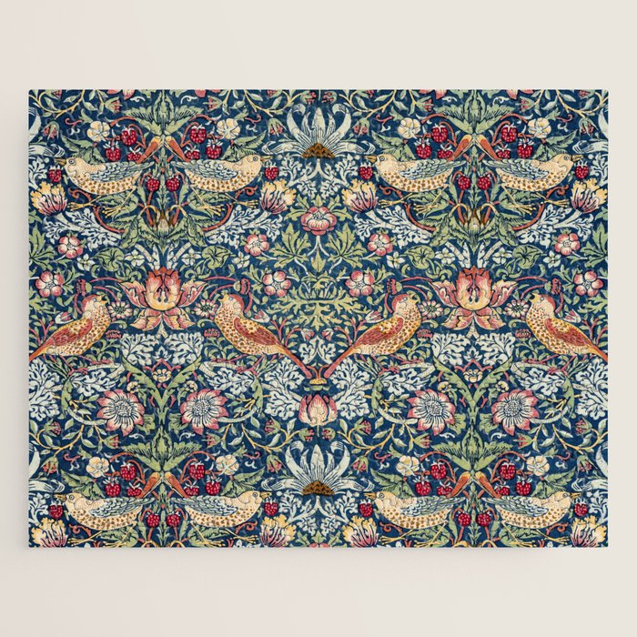 Strawberry Thief by William Morris  Jigsaw Puzzle Gallery Image 1
