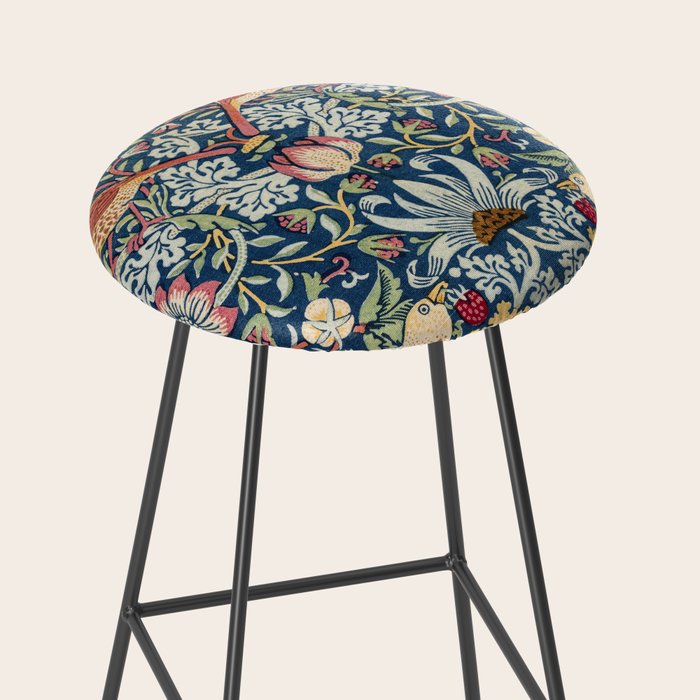 Strawberry Thief by William Morris  Stool Gallery Image 2