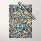 Strawberry Thief by William Morris  Wrapping Paper Gallery Image 1