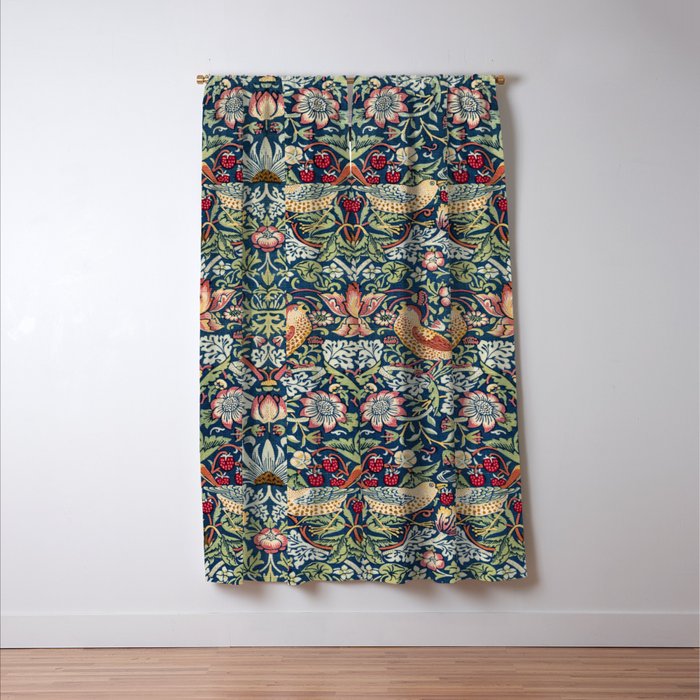 Strawberry Thief by William Morris  Window Curtain Gallery Image 3