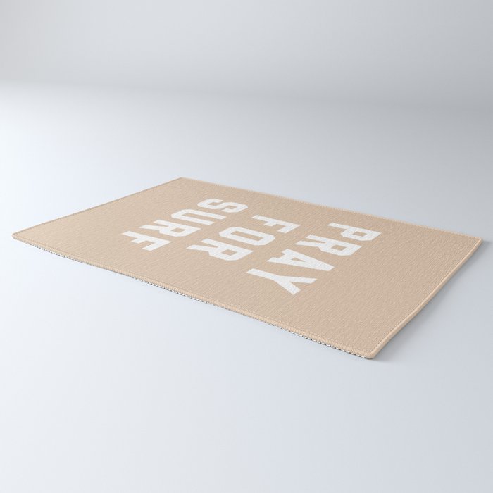 Pray for Surf - sand color Rug Gallery Image 3