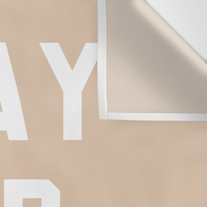 Pray for Surf - sand color Wall Tapestry Gallery Image 3