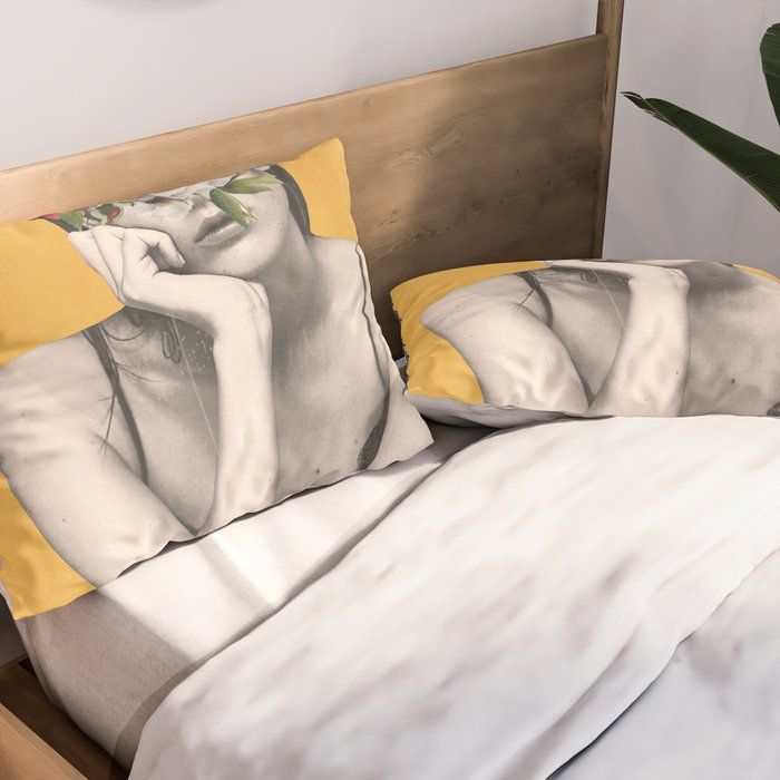 natural beauty-collage 3/6 Pillow Sham Gallery Image 2